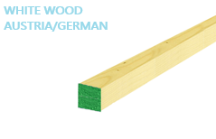 WHITEWOOD 2 x 2 x 13FT.